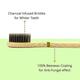 Purexa Biodegradable Bamboo Soft Toothbrush - Charcoal (Pack of 2) - Toothbrushes