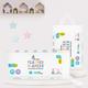 R for Rabbit Feather Baby Diaper Pant (L)  (Pack of 1 x  24's + Pack of 1 x 46's) - Diapers & Wipes