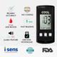 i-Sens Cool Blood Glucometer with Test Strips 100's - Black - Blood Glucose Monitors/Strips