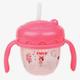 Farlin Gulu Gulu Straw Drinking Cup - Pink 120's - Feeding & Nursing