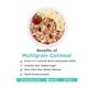 True Elements Multigrain Oatmeal 400 gm - Nutritional Bars