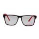 Vision Express 29493 Black Rectangle Eyeglasses (Including Anti-Reflective Coating Lens) 1's - Wearables Eye Glasses
