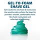 LetsShave Shave Gel - Gentle Cooling 200 ml - Shaving Gels