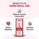 Baby Organo Ayurvedic Hing Fennel Oil Effective Relief from Colin & Indigestion Hing Roll On 40 ml - Pain Relief Oil
