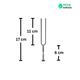 Sahyog Wellness 256 Hz Tuning Fork (17 cm) 1's - Device - S
