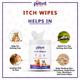 Petvit Itch Wipes - For All Breeds Dogs & Cats 50's - Pet accessories