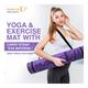 MuscleXP EVA Yoga Mat with Carrying Strap - Purple 1's - Workout Essentials