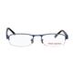 Vision Express 12003 Blue Rectangle Eyeglasses (Including Anti-Reflective Coating Lens) 1's - Wearables Eye Glasses