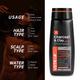 Ustraa Advanced Cleansing and Hydration Hair Shampoo - Charcoal & Clay 250 ml - Shampoos