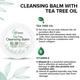 CGG Cosmetics Tea Tree Cleansing Balm With Tea Tree Oil & Vit-E, Makeup Remover- All Skin Types 100 gm - Face Wash & Cleansers