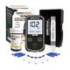 Ambitech Elizy Blood Glucose Measuring Kit (Test Strips 100's + Lancets 100's + Glucometer 1's) -Black - Blood Glucose Monitors/Strips