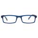 Klar Eye Rectangle Full Rim K-3021 Reading Glass - Blue, 3.25 Power - Men Eyeglasses
