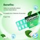 2baconil Icy Mint 2 mg Chew Gum 50's (N) - Nicotine Gums/Lozenges