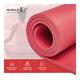 MuscleXP (13 mm) Thick NBR Material Yoga Mat - (Red) 1's - Workout Essentials