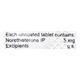 NORATE 5 Tablet 10's - Hormonal Therapy-Oes