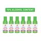 Arias Sanitizer Spray (Pack of 6 X 600 ml) - Hand Sanitizer