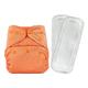 Bumberry Reusable Diaper Cover (2-36 Months) with 2 Wet Free Inserts - Scarlet - Diapers & Wipes