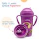 LuvLap Tiny Giffy Sipper - Purple 300 ml - Feeding & Nursing