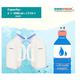 Ambitech Portable Safe Medical Grade Plastic Urine 1000 ml Pot (Pack of 2) - Surgical Instruments