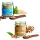 Essentia Extracts Face & Body Exfoliating Scrub Combo (Sesame Peppermint Coffee 100 gm + Kashmiri Almond Walnut 100 gm) 1's - Scrubs & Exfoliants