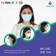 Care View 3 Ply Disposable Surgical Face Mask With Nose Pin - Blue 50's - Face Mask