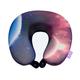VIAGGI U Shape Memory Foam Printed Travel Neck Pillow - Sky Blue - Others Ortho Supports