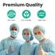 Care View Disposable Non-Woven Bouffant Caps - Blue 100's - Others