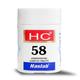 Haslab HC 58 (Homeopathic Complex) Tablet 550 gm - Homeopathic Complex Tablet