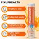 FixUpHealth Natural Amla Effervescent Tablet - Orange Flavour (Pack of 2 x 20s) 1's - Herbal Dietary Supplement