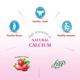 Asterveda Gal D3 SF Granules - Strawberry Flavor (Pack of 20 x 1 gm) - Calcium And Minerals