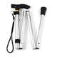 MCP Folding Walking Stick - Silver - Wheelchairs & Walking Sticks
