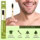 Purexa Biodegradable Bamboo Soft Toothbrush - Charcoal (Pack of 3) - Toothbrushes