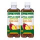 Green Elements Apple Cider with Mother Vinegar - Ginger-Garlic-Honey-Lemon (Pack of 2 x 500 ml) - Apple Cider Vinegars