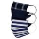 Faballey Nautical 2 Ply Pleated Reusable Mask Set (3 Pcs) - Face Mask