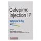 Kefpime 0.5gm Injection 1's - Bacterial Infections-Cep