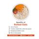 True Elements Rolled Oats 1200 gm - Nutritional Bars
