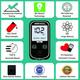 Ambitech Elizy Blood Glucose Measuring Kit (Test Strips 100's + Lancets 100's + Glucometer 1's) -Black - Blood Glucose Monitors/Strips