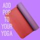 Boldfit Yoga Mat - Purple & Red 1's - Workout Essentials