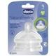 Chicco Natural Feeling 4M+ Adjustable Teat 2's - Feeding & Nursing