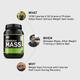 Optimum Nutrition (ON) Serious Mass Powder - Vanilla Flavour 3 lb - Workout Essentials