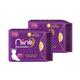 Niine Dry Comfort Sanitary Napkin with Biodegradable Disposable Bags - Ultra Thin XL+ (Pack of 2 x 6's) 1's - Sanitary Napkins