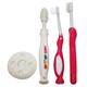 Farlin Trainer Toothbrush Set - Red - Baby Oral Care