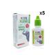 Xlear Kid's Natural Saline Nasal Spray for Sinus and Allergy Relief (Pack of 5 x 10 ml) - Nasal Decongestion