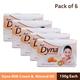 Dyna Premium Beauty Soap - Almond & Milk Cream (Pack of 6 x 150 gm) - Soaps