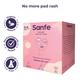 Sanfe Clean Period Set (Organic Sanitary Pads - Day Pads 12's and Intimate Wash - Lavender & Chamomile 100 ml) - Sanitary Napkins