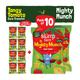 Slurrp Farm Mighty Puff Snacks - Tangy Tomato Flavour (Pack of 10) - Nutritional Bars