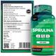NourishVitals Spirulina 500 mg Veg Capsule 60's - Herbal Dietary Supplement
