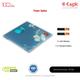 Eagle Digital Weighing Scale Slim Design (EEP-1002A) - Blue - Health Monitors And Equipment
