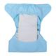 Bumberry Reusable Diaper Cover with 1 Natural Bamboo Cotton Insert - Baby Blue - Diapers & Wipes