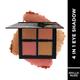 Faces Canada 4 In 1 Quad Eyeshadow Palette - Idyllic Nudes 01 4.8 gm - Eye Shadow Palettes